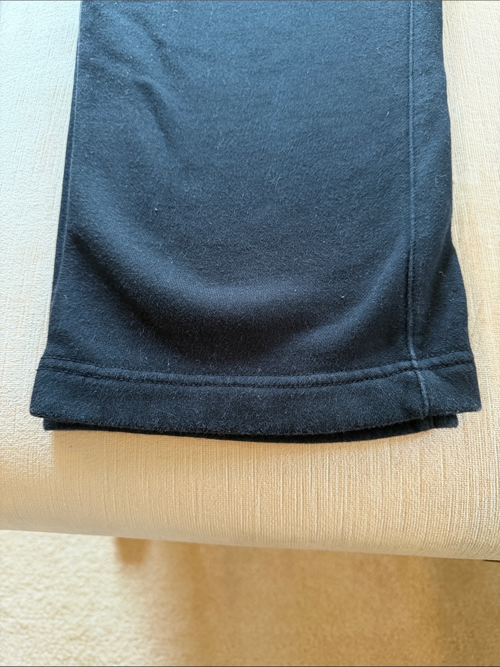 Nike Black Jogger Sweatpants with White Swoosh - Picture 3 of 4